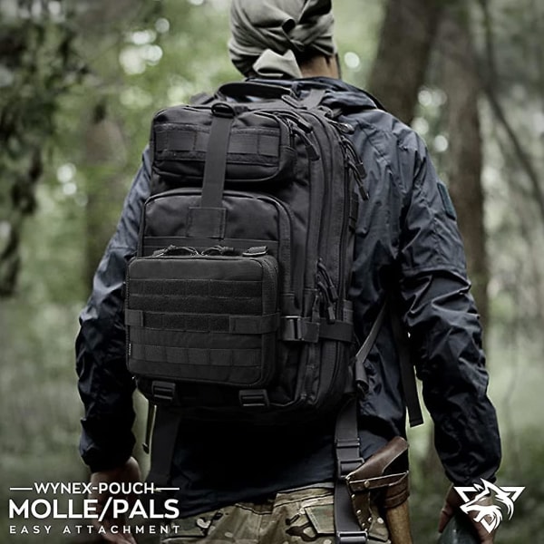 Taktisk Admin Molle-väska, medicinsk Edc Emt Utility Bag Shell Design Attachment