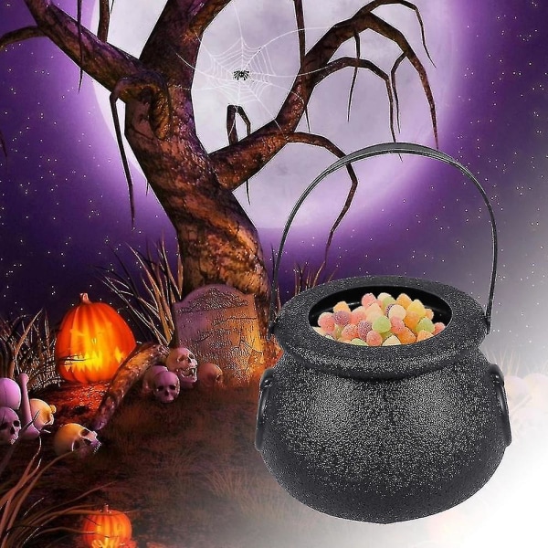20 stk. Mini Godterikjeler Heks Skjelett Kjeleholder Potte Med Håndtak For Halloween Påske St Pa