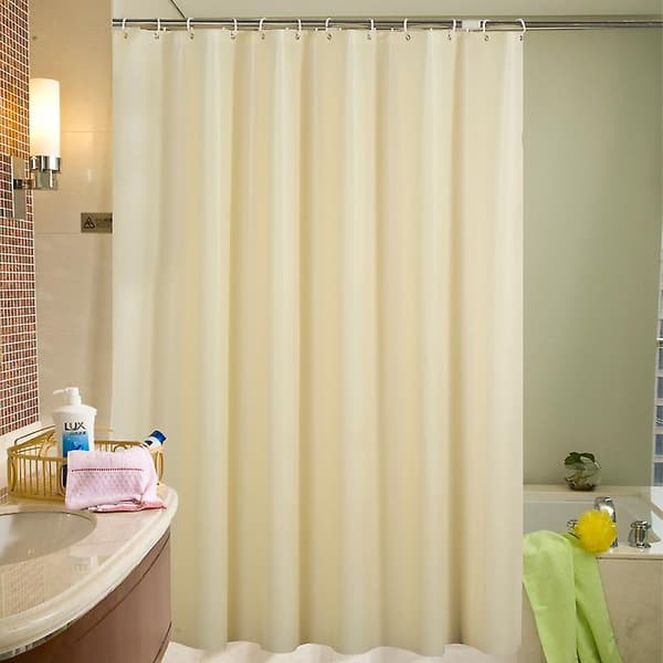 Amazon Basics Dusjforheng, Polyester, Ensfarget, Vanntett, 180 X 200 Cm