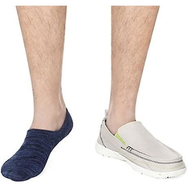 Herrtränare Invisible Non Halk Athletic Cotton Ankel Crew Socks, Acsergery 3/6 Par Present