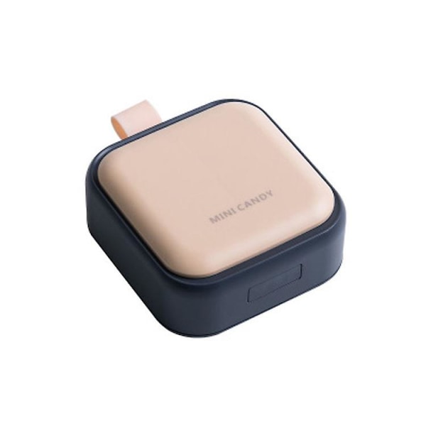 Mini Portable Medicine Pill Box (rosa)