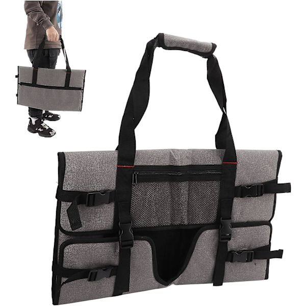 Mon Bæreveske Stasjonær Datamaskin Mon Bæreveske Flytting Mon Skjerm Beskyttende Tote Bag For 24in LCD-skjerm (grå) Grey