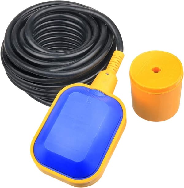 4M Kabel Flytswitch Vattennivåregulator för Tankpump Sump Pump, Vattentank