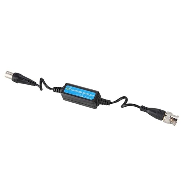 HD-TVI/CVI/AHD/CVBS Jordingssløyfeisolator Video Balun Koaksial BNC Hann til Hunn for Kamera