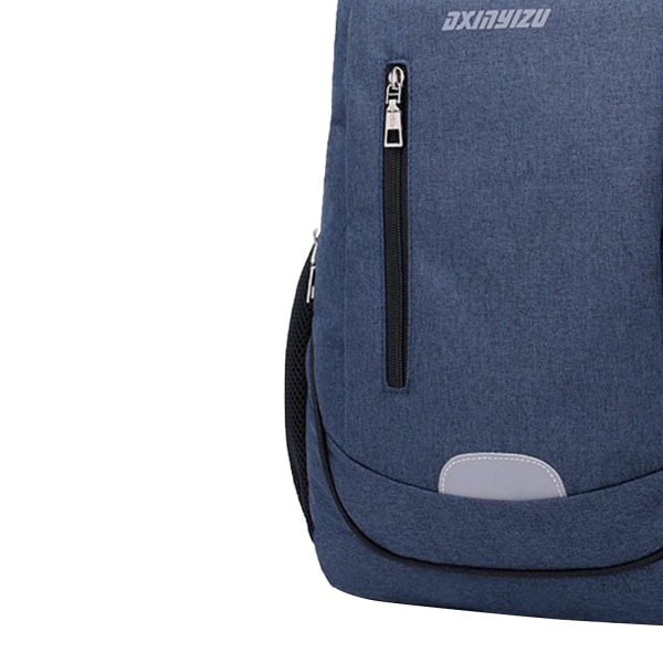 Affärsresor Laptop Ryggsäck, Vattentät Slim Laptop Väska Med USB Laddningsport För Män Kvinnor blue