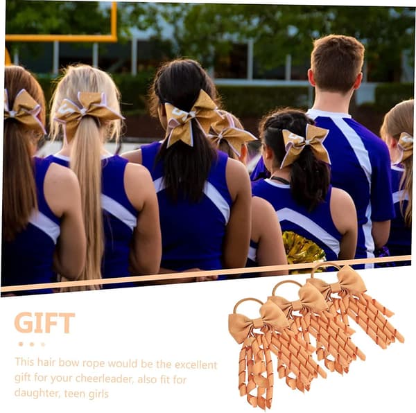 Bågar Hår Bågar Flickor Bågar 3 st Cheerleading Sport Båge För Elastiska Hållare Hår Khaki