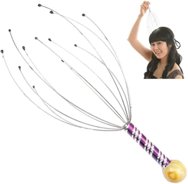Hode Massasjeapparat Hodeknuser Med 20 Fingre Hode Massasje Spider | Hode Spider