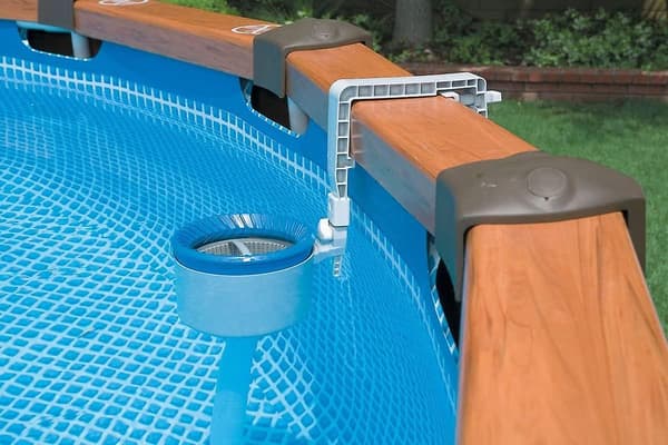 Deluxe Overfladeskimmer til Fritstående eller Rørformede Pools