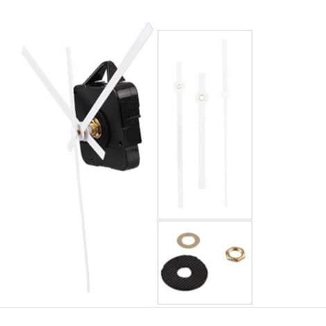 Klockmekanism kit, väggklocksmotor med lång axel, reparationsdelar