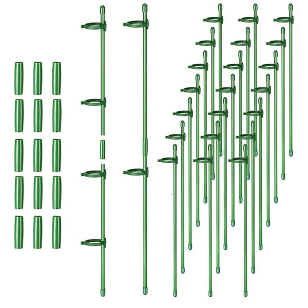 105 st/set Justerbara växtstöd Pinnar Trädgårdsblomstöd Pinnar för växter Växtburar Blomma Grönsaksburar