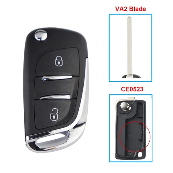 Partner Modificeret Bil Nøgle Skal Til Citroen C2 C3 C4 C5 C6 C8 Xsara Berlingo
