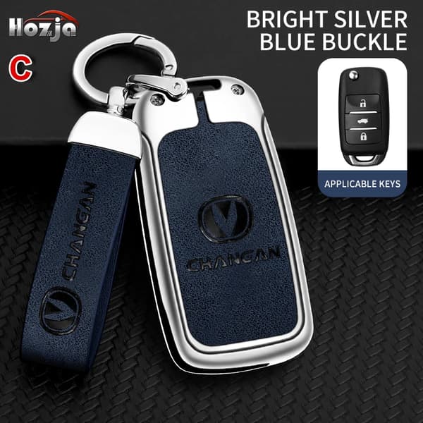 Bil Nøgle Etui Cover Til Changan CS35PLUS CS35 Plus CS55 PLUS CS75 PLUS Eado UNI-T UNI K Oushang X5 X7 EV 2019 2020 2021 2022
