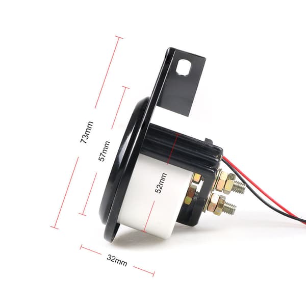 Bilmodifiering 12V universal ammeter 52MM bilströmsmätare 60 - 0 - 60