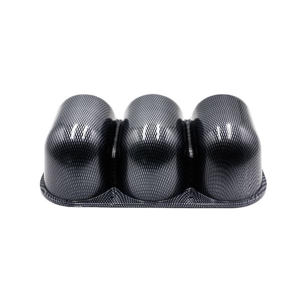 Bilmodifierad kolfiberinstrumentbräda med tre hål 52MM bil horisontellt instrumentsäte/instrumentskydd
