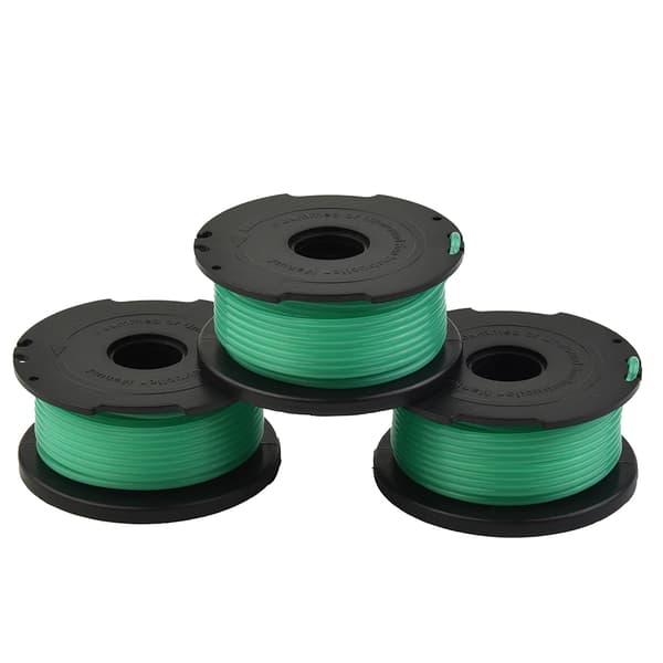 3 stk. Trimmerspole og spolehus til Black & Decker GL7033 GL8033 GL9035 Plæneklipper Reservedel A6482