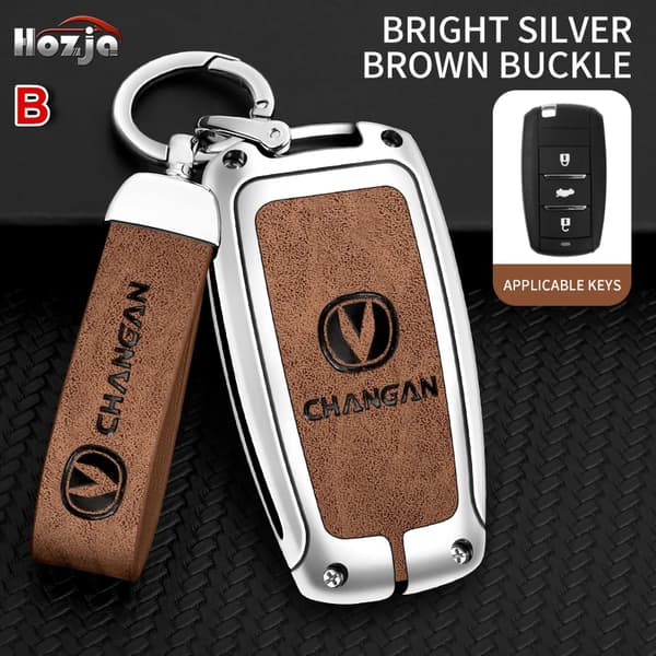Bil Nøgle Etui Cover Til Changan CS35PLUS CS35 Plus CS55 PLUS CS75 PLUS Eado UNI-T UNI K Oushang X5 X7 EV 2019 2020 2021 2022