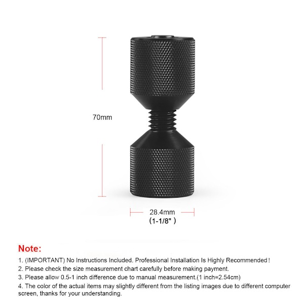 1-1/8\" Dubbelhålsstiftkit för 6061 Aluminium Lättviktskonstruktion 2-håls Flänsmatrisstift