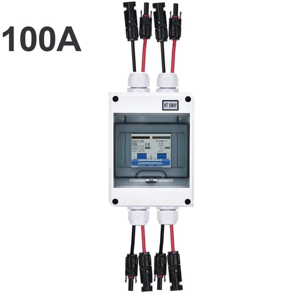 Solcelleafbryder 2-polet 30A Afbryder DC1000V Afbryd IP65 Isolator Kontakt Fotovoltaisk Solcellemodul