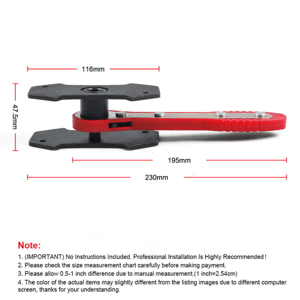 Bil spärr bromskolv spridare bromsoksbelägg bärbart installationsverktyg press för lastbil blå