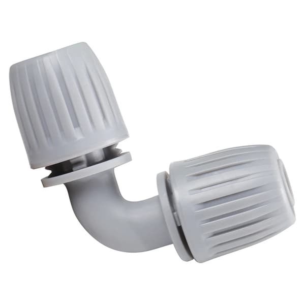 Irrigationssystem Rørforbindelse Universal 1/2 Tomme 5 Stk. L-stykke Slangeforbindelse med Mikro-Huller Forbindelse Helt Ny