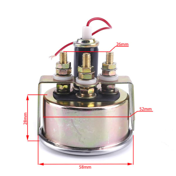 Bil modifierad bränslemätare 2 tum 52MM 12V racing modifierad bränslemätare E-1/2-F