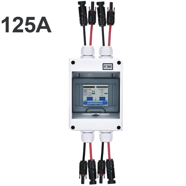 Solcelleafbryder 2-polet 30A Afbryder DC1000V Afbryd IP65 Isolator Kontakt Fotovoltaisk Solcellemodul