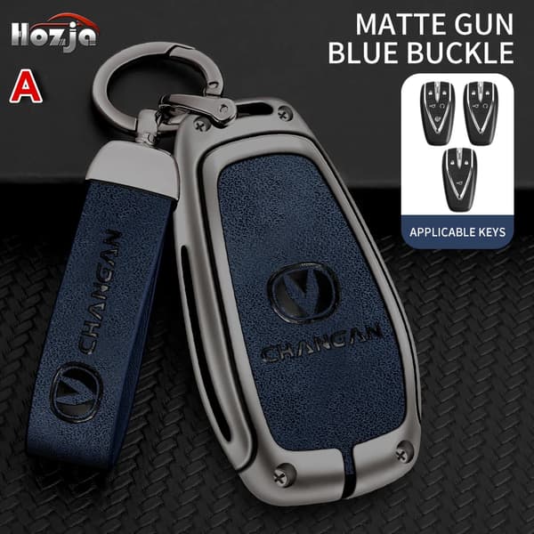 Bil Nøgle Etui Cover Til Changan CS35PLUS CS35 Plus CS55 PLUS CS75 PLUS Eado UNI-T UNI K Oushang X5 X7 EV 2019 2020 2021 2022