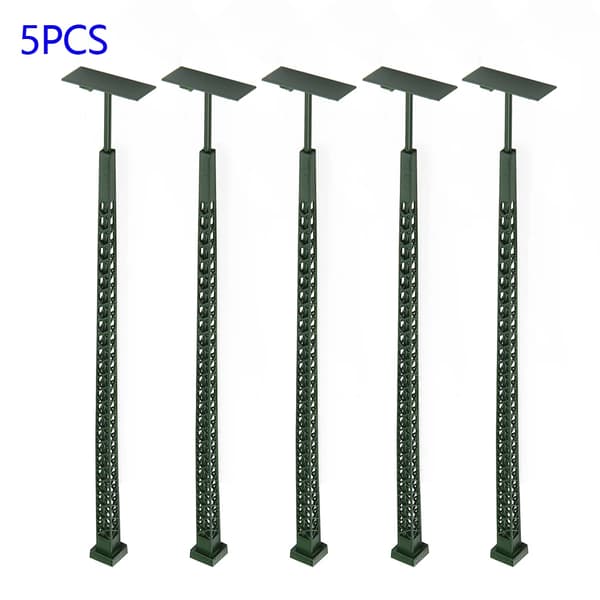 5 stk. lampe model jernbane lys gittermast indikatorlys H0 lys model layout gade have bygning layout dekoration