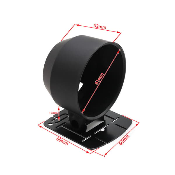 Bilmodifiering 60MM instrumentkopp/instrumenthållare/instrumentkåpa modifierat instrumentfäste