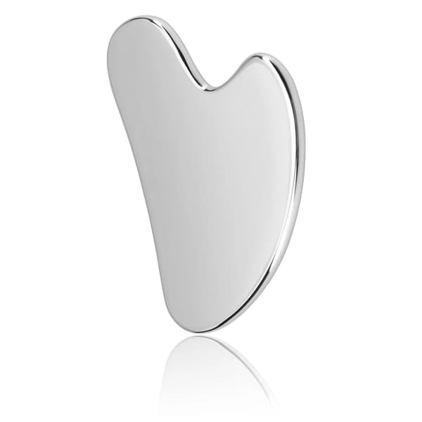 Hjerteformet Gua Sha-plade i rustfrit stål til muskelmassagevævsterapiplade Fremmer kropsafslapning Blodcirkulation~04491