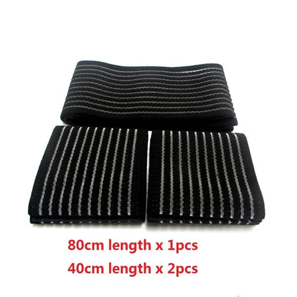 3 stk. EMS Konduktiv Elektrode Fast Elastisk Bandage Elastiske Bånd til Skulder Ryg Arm Krop EMS Paddle Lang Størrelse Høj Elastisk~02837