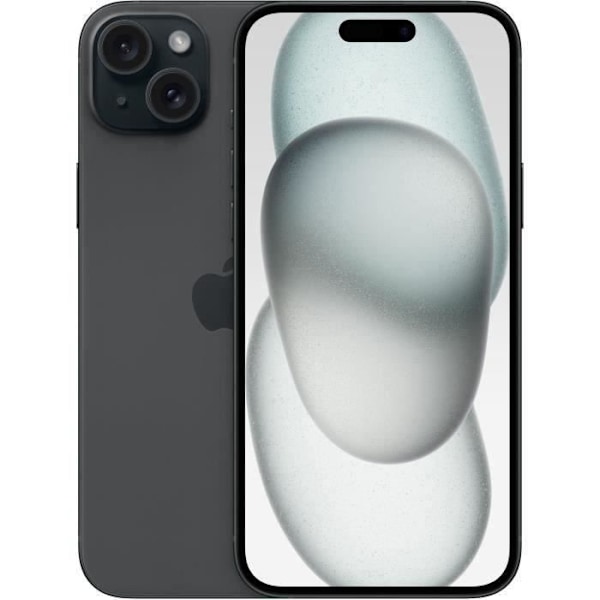 APPLE iPhone 15 Plus 128GB Sort (2023) - Renoveret - Fremragende stand - Refurbished Grade A+