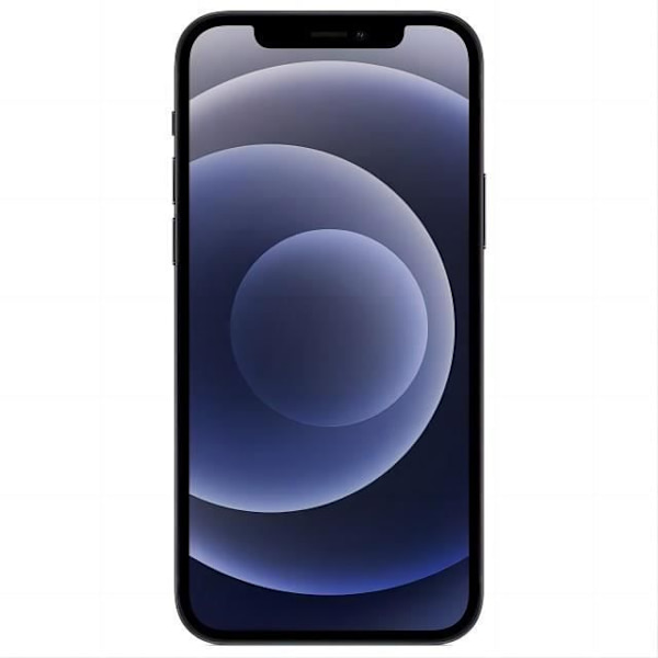 APPLE iPhone 12 64GB Sort - Renoveret - Fremragende stand - Refurbished Grade A+ Svart