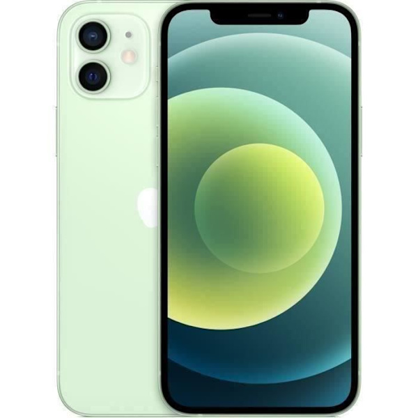APPLE iPhone 12 64GB Grön - Renoverad - Utmärkt skick - Refurbished Grade A+ Grön