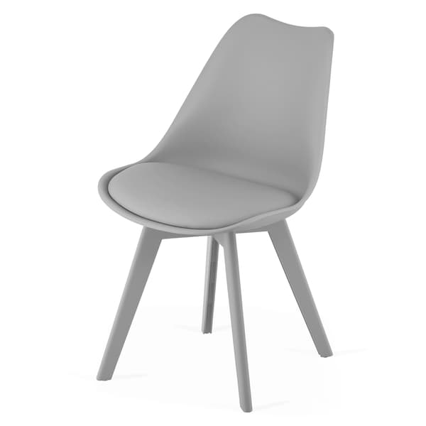 VALORA RIXK Stol - Ergonomisk Grå Design för Vardagsrum x3