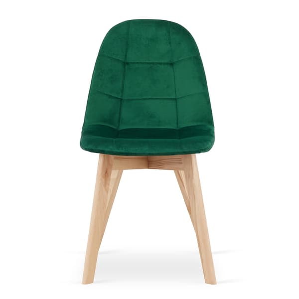 Valora NUUC Stol Mörkgrön Sammet Ergonomisk Design x2