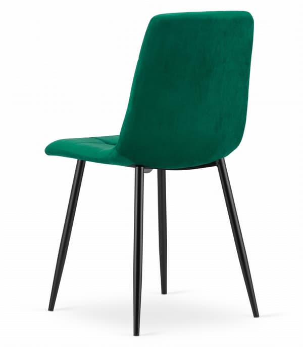 Valora PYRA Stol Mörkgrön Sammet Modern Design för Vardagsrum