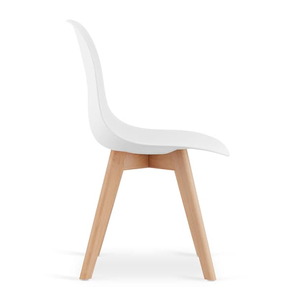 VALORA KITO Stol - Tidlös Ergonomisk Design i Vit x 1