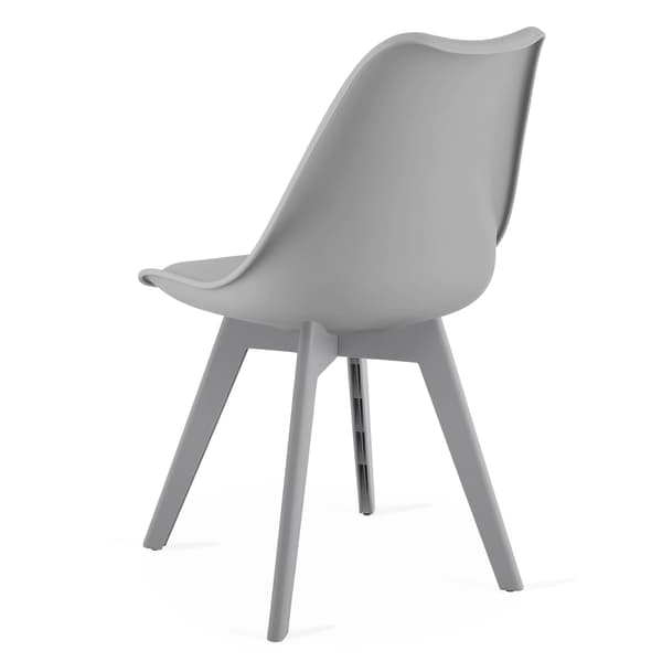VALORA RIXK Stol - Ergonomisk Grå Design för Vardagsrum x3
