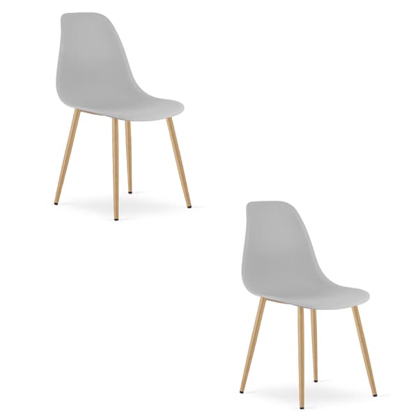 VALORA WAT Moderna Grå Skrivbordsstolar x2