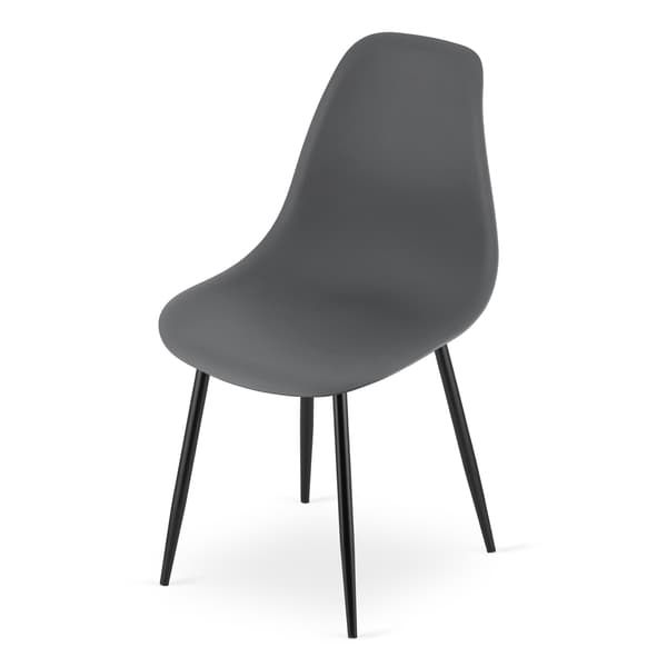 VALORA WAT Modern mörkgrå skrivbordsstol x2