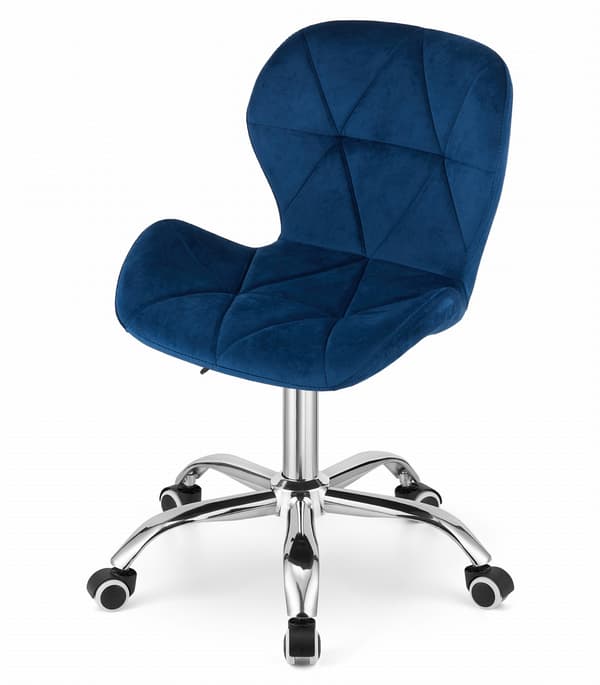 Valora AVOLA Snurrstol Ergonomisk Sammet Marinblå