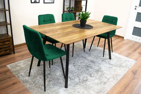 Valora PYRA Stol Mörkgrön Sammet Modern Design för Vardagsrum