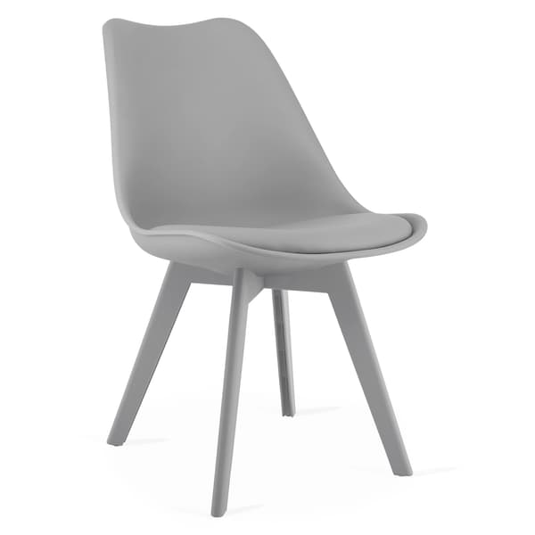 VALORA RIXK Stol - Ergonomisk Grå Design för Vardagsrum x3