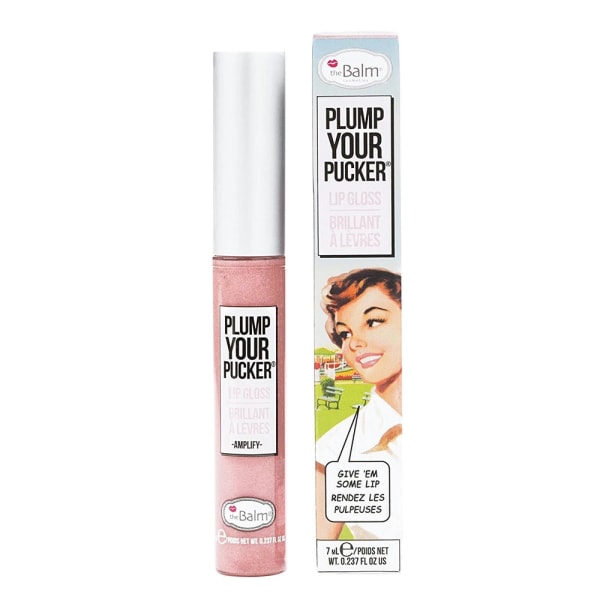 TheBalm Plump Your Pucker Lip Gloss Amplify 7ml pink 7 ml