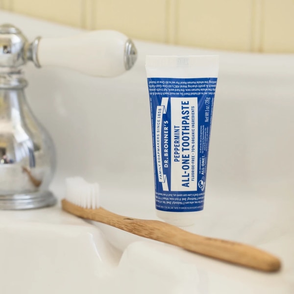 Dr. Bronner's Toothpaste Peppermint Travel Size 28 g 28 g