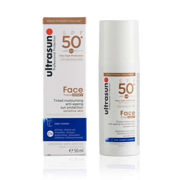 Ultrasun Face Spf50+ Tinted Honey Fluid 40 ml 40 ml