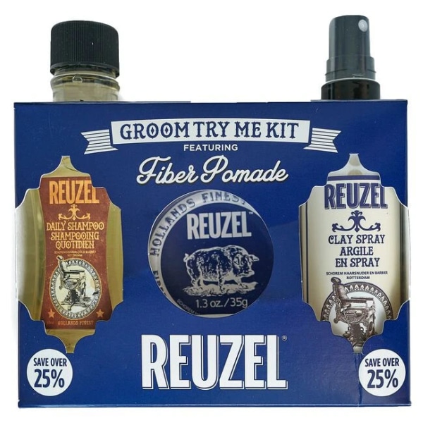 Reuzel Try Reuzel Groom Kit Fiber 3 pcs 100 ml ; 100 ml ; 35 g