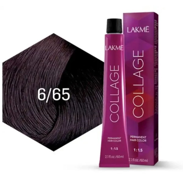 Lakme Collage 6/65 Permanent Hårfärg 60ml violet 60 ml