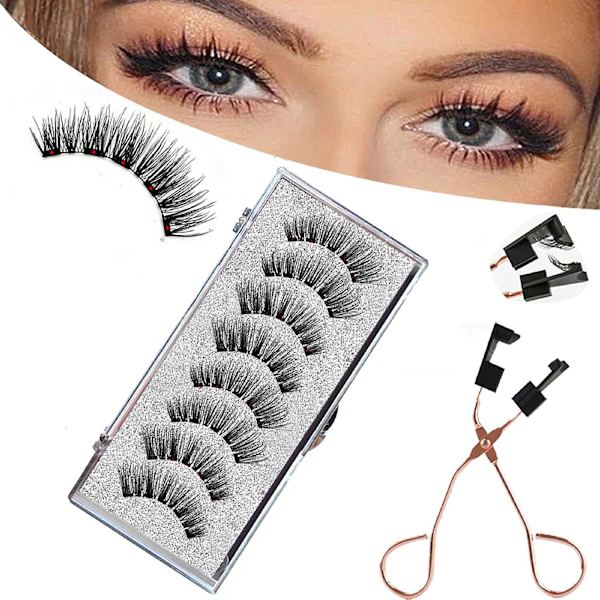 Eyelashes Without Eyeliner Reusable False Lashes With Clip